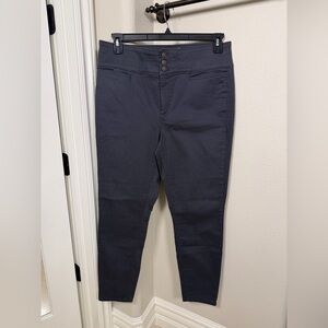 Loft Gray Skinny Crop Jean Pant NWT